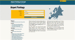 Desktop Screenshot of airportparkingeu.com