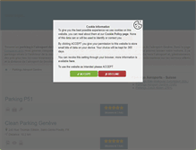 Tablet Screenshot of geneva.airportparkingeu.com